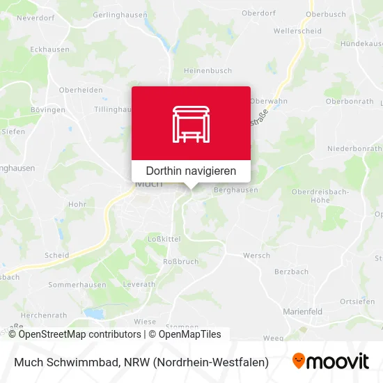 Much Schwimmbad Karte