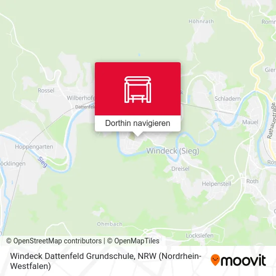 Windeck Dattenfeld Grundschule Karte