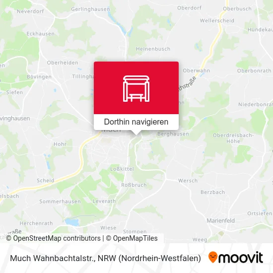 Much Wahnbachtalstr. Karte