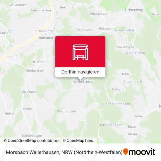 Morsbach Wallerhausen Karte