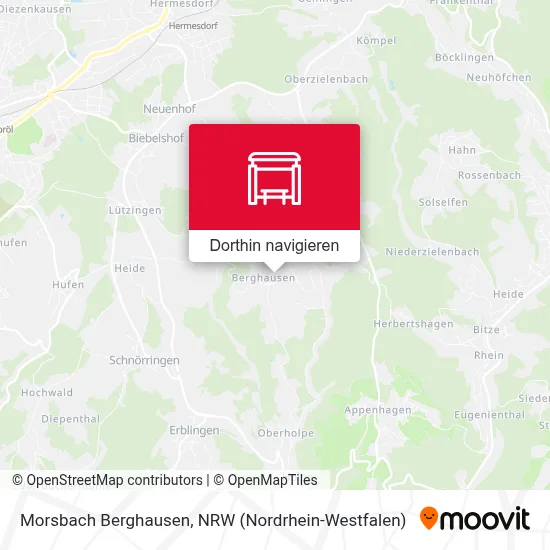 Morsbach Berghausen Karte