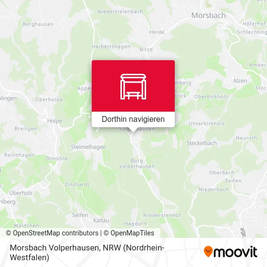 Morsbach Volperhausen Karte