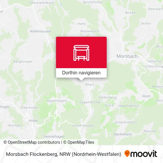 Morsbach Flockenberg Karte