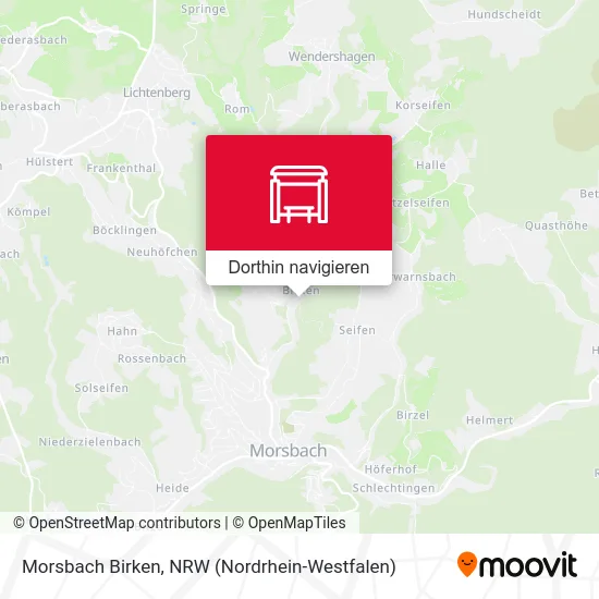 Morsbach Birken Karte