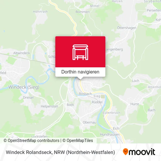 Windeck Rolandseck Karte