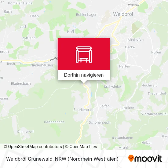 Waldbröl Grunewald Karte