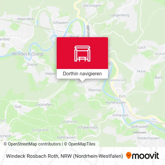 Windeck Rosbach Roth Karte