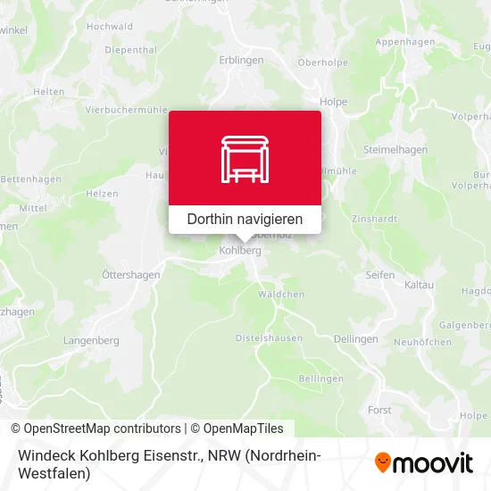 Windeck Kohlberg Eisenstr. Karte