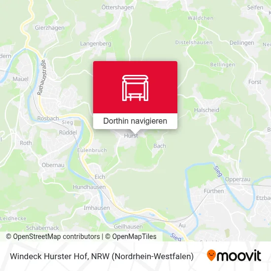 Windeck Hurster Hof Karte