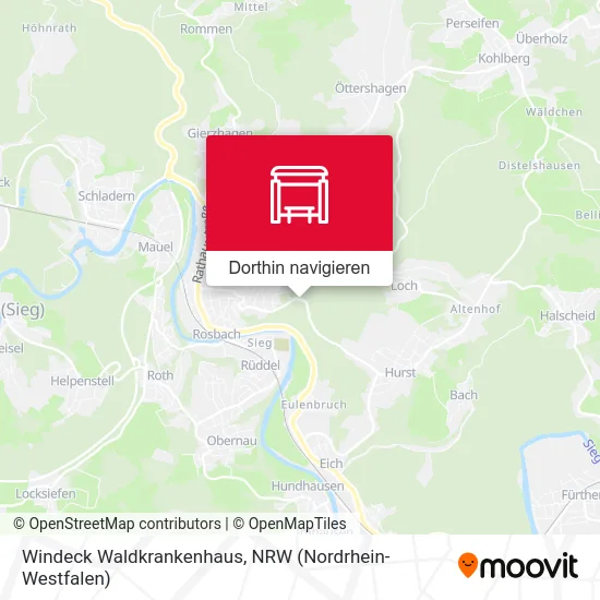 Windeck Waldkrankenhaus Karte