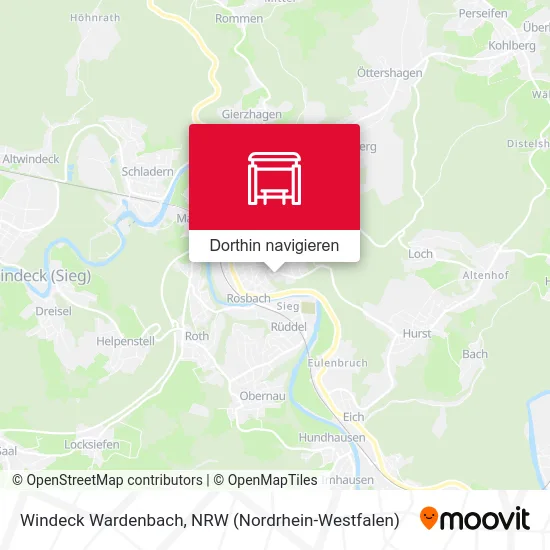 Windeck Wardenbach Karte