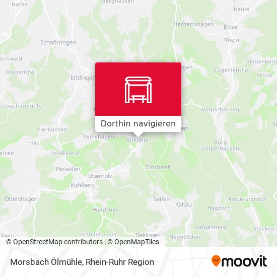 Morsbach Ölmühle Karte