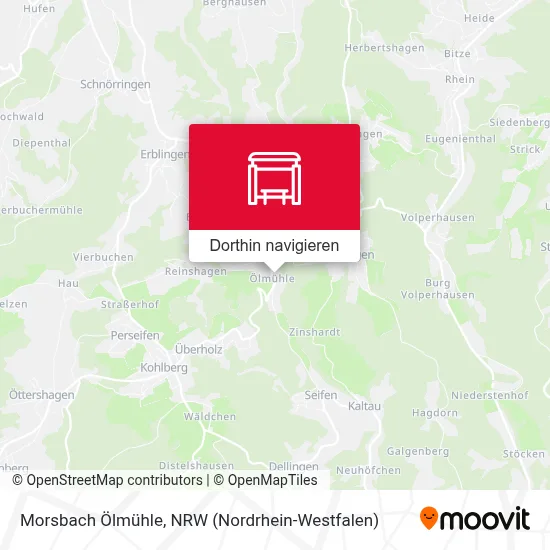 Morsbach Ölmühle Karte