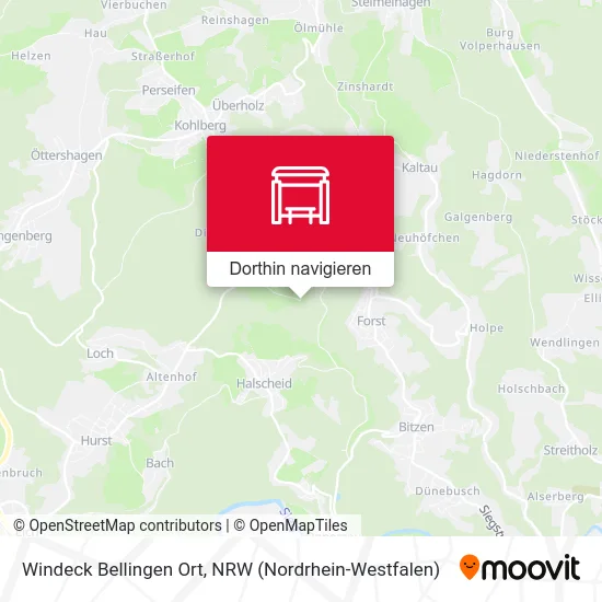 Windeck Bellingen Ort Karte