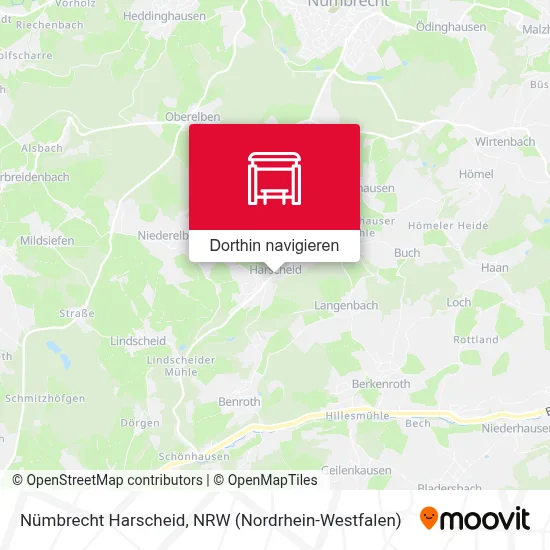 Nümbrecht Harscheid Karte