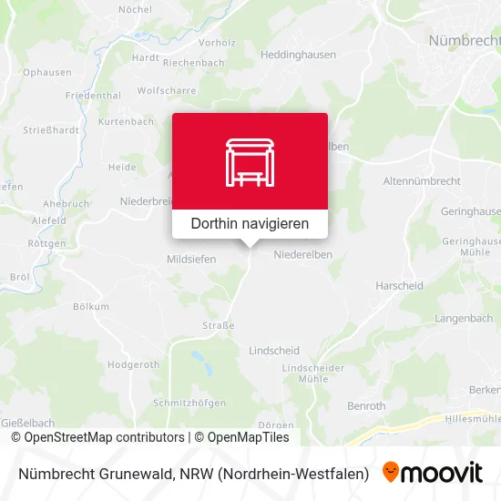 Nümbrecht Grunewald Karte