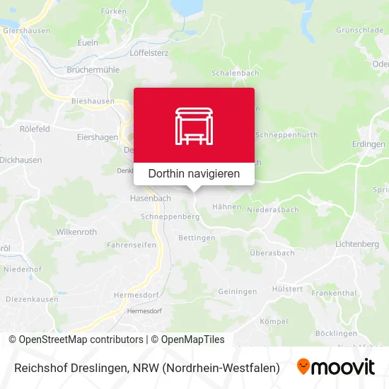 Reichshof Dreslingen Karte