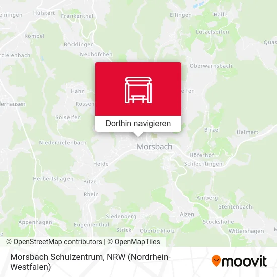Morsbach Schulzentrum Karte