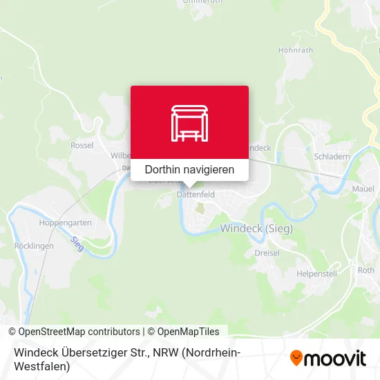 Windeck Übersetziger Str. Karte