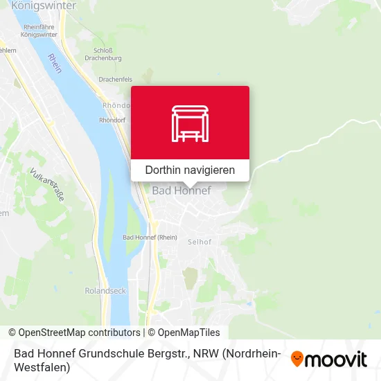 Bad Honnef Grundschule Bergstr. Karte