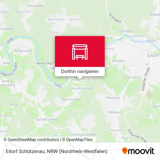 Eitorf Schützenau Karte