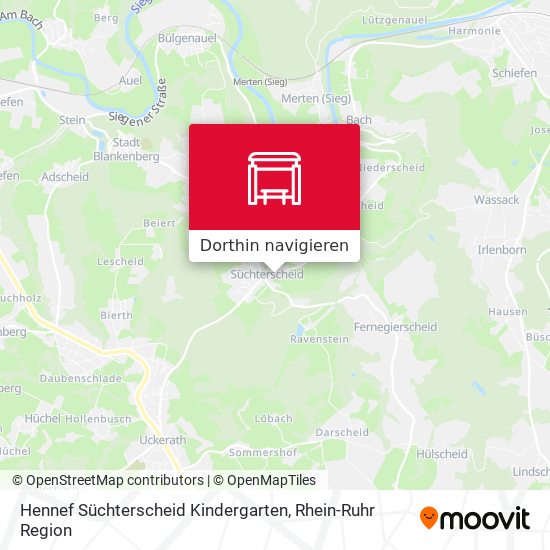 Hennef Süchterscheid Kindergarten Karte