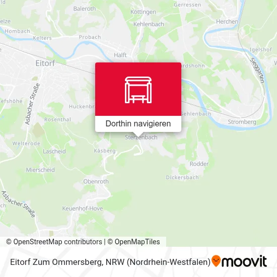 Eitorf Zum Ommersberg Karte