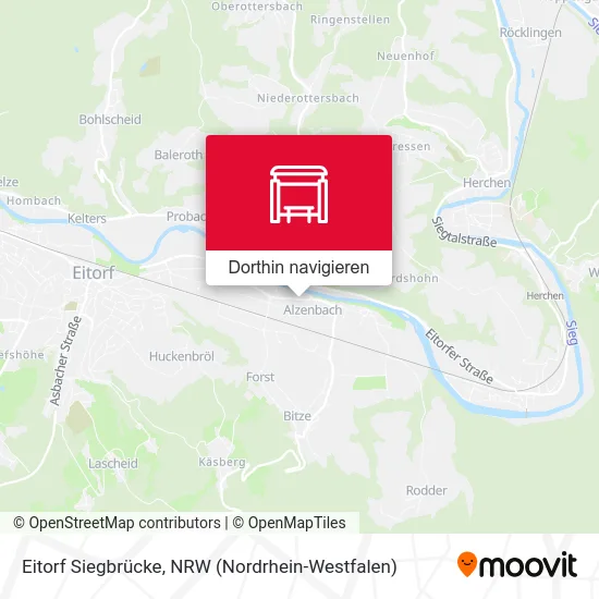 Eitorf Siegbrücke Karte