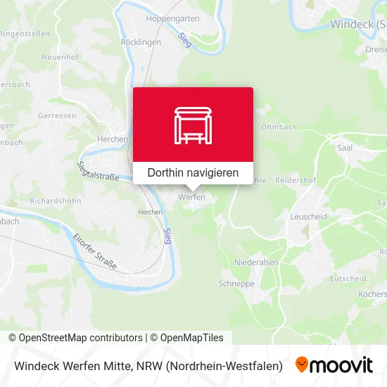 Windeck Werfen Mitte Karte