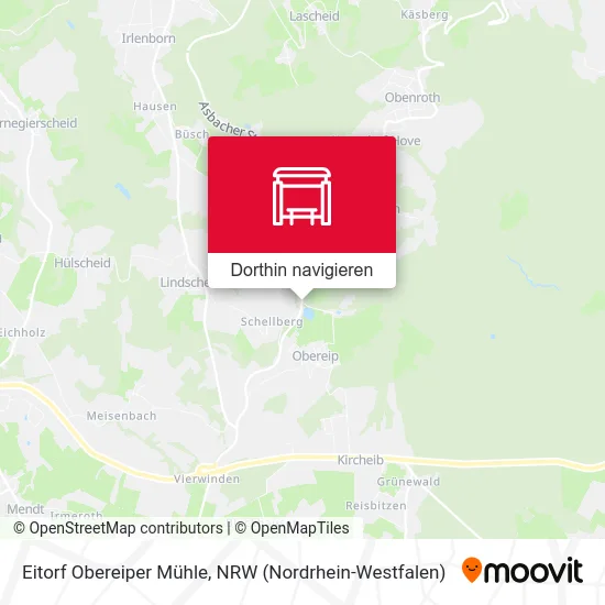 Eitorf Obereiper Mühle Karte