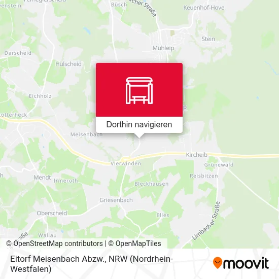 Eitorf Meisenbach Abzw. Karte