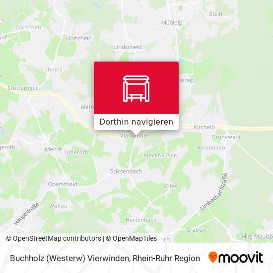 Buchholz (Westerw) Vierwinden Karte