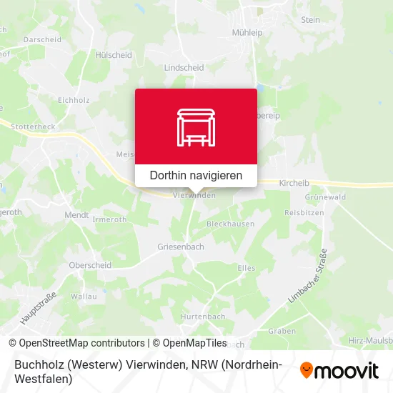 Buchholz (Westerw) Vierwinden Karte