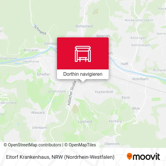 Eitorf Krankenhaus Karte