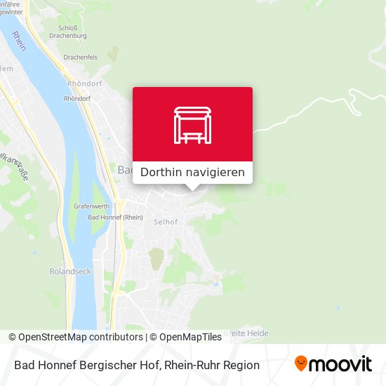 Bad Honnef Bergischer Hof Karte