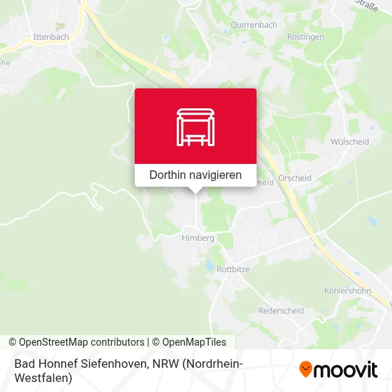 Bad Honnef Siefenhoven Karte