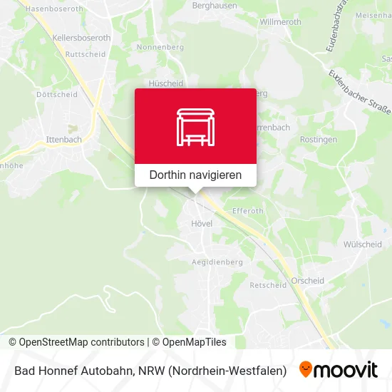 Bad Honnef Autobahn Karte