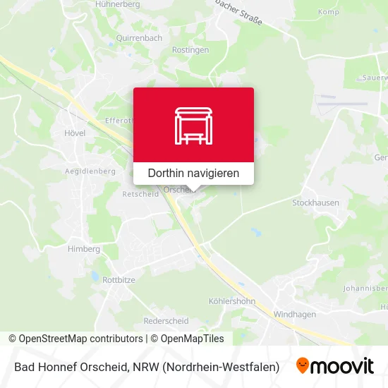 Bad Honnef Orscheid Karte