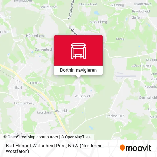 Bad Honnef Wülscheid Post Karte