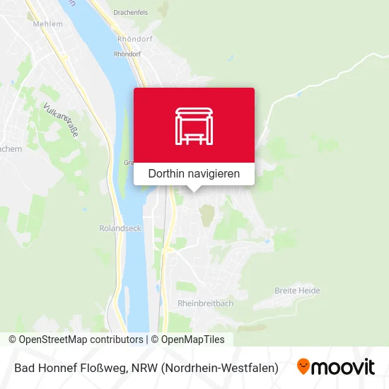 Bad Honnef Floßweg Karte