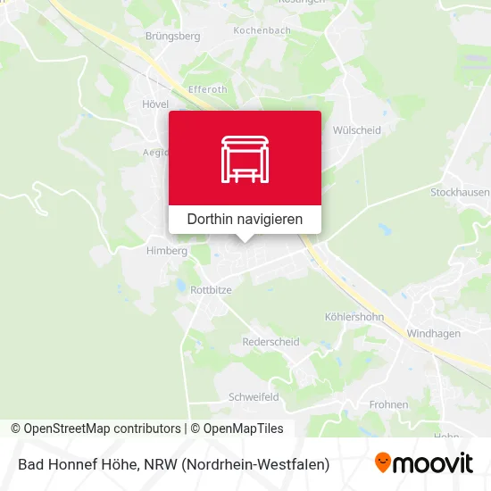 Bad Honnef Höhe Karte