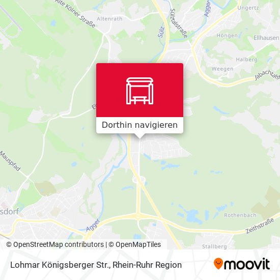 Lohmar Königsberger Str. Karte