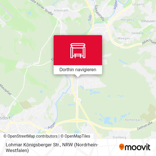 Lohmar Königsberger Str. Karte