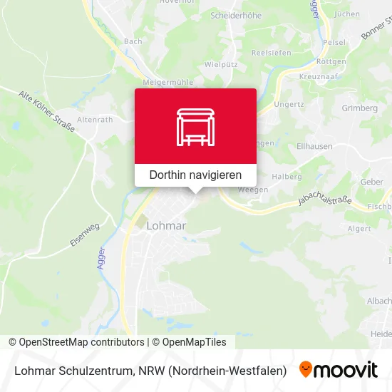Lohmar Schulzentrum Karte