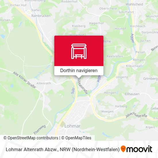 Lohmar Altenrath Abzw. Karte