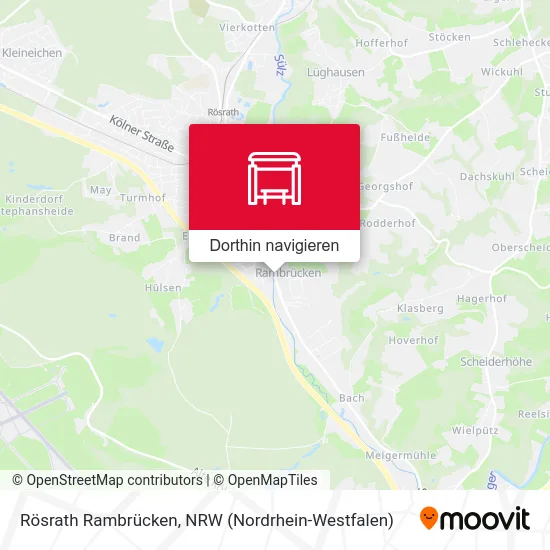 Rösrath Rambrücken Karte