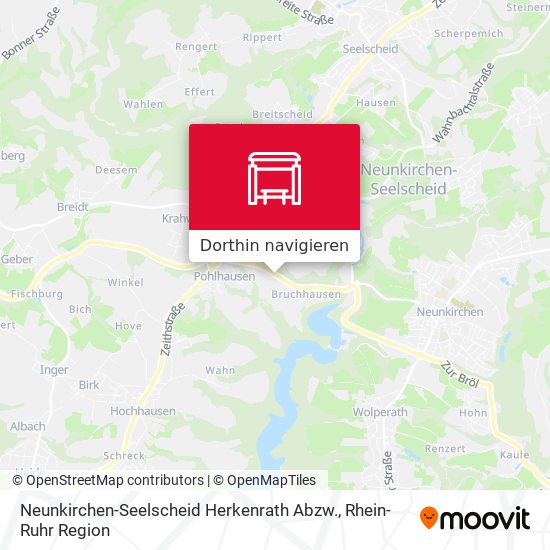 Neunkirchen-Seelscheid Herkenrath Abzw. Karte