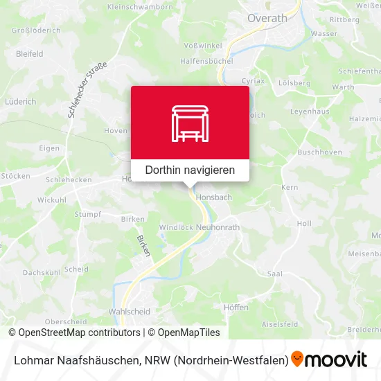 Lohmar Naafshäuschen Karte