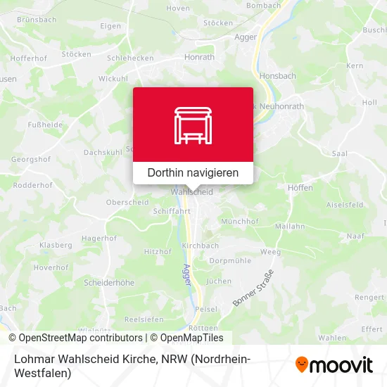 Lohmar Wahlscheid Kirche Karte