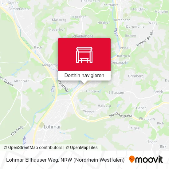 Lohmar Ellhauser Weg Karte